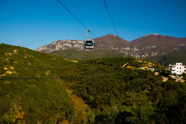 Tirana Fania Dajti Express Dajti Ekspres Gondola Lift Dajti Mountain — стоковое фото