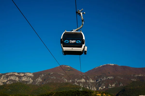 Tirana Fania Dajti Express Dajti Ekspres Gondola Lift Dajti Mountain — стоковое фото