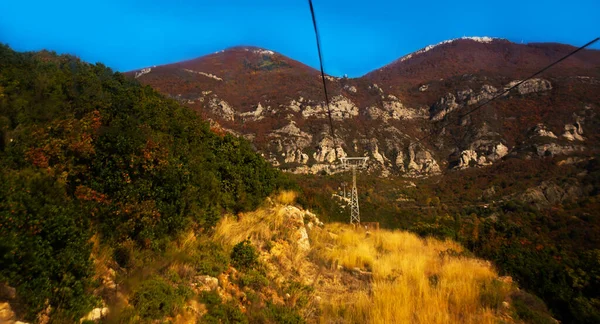 Tirana Albania Dajti Ekspres Gondola Lift Dajti Mountain Tirana Albania — Foto de Stock