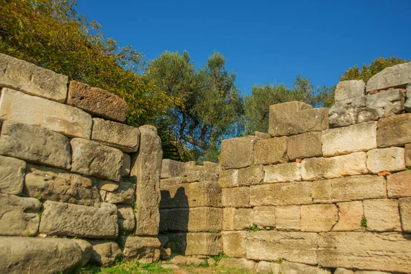 Apollonia Albanien Wunderschöne Landschaft Mit Blick Auf Die Antike Stadt — Stockfoto