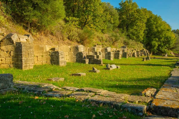 Apollonia Illyria Antik Bir Yunan Kentidir Harabeleri Arnavutluk Fier Bölgesinde — Stok fotoğraf