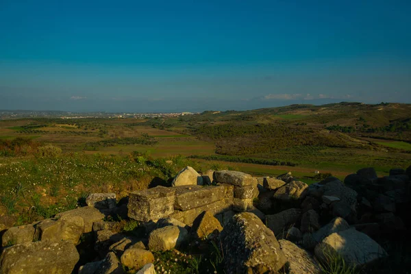 Apollonia Albania Vackert Landskap Med Utsikt Över Den Antika Staden — Stockfoto