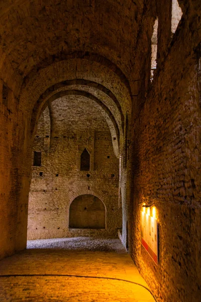 Gjirokastra Albania Old Arched Entrances Gjirokastra Fortress Unesco World Heritage Royalty Free Stock Photos