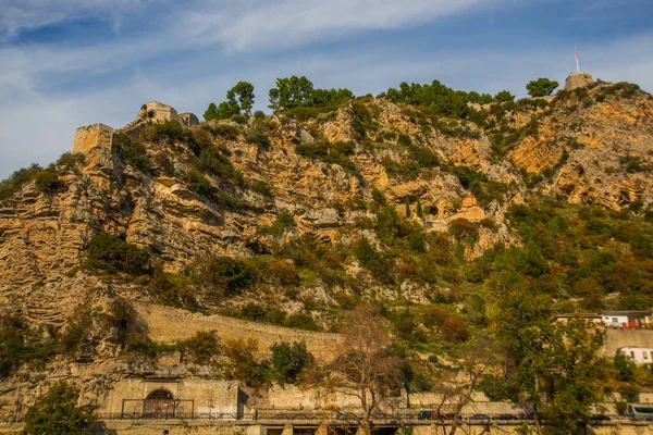 Berat Şatosu Kutsal Üçlü Nün Ortodoks Kilisesi Unesco Dünya Mirası — Stok fotoğraf