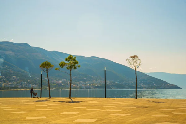 Vlora Vlore Albania Beautiful New Promenade City Vlora — Stock Photo, Image