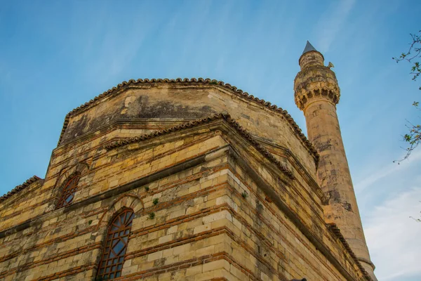 Vlora Vlore Albania Vlora Daki Ünlü Muradie Camii Manzarası — Stok fotoğraf