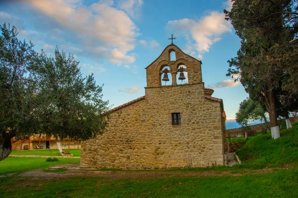 Zvernec Albania Monasterio Histórico Ortodoxo Griego Zvernec Cerca Vlore Albania — Foto de Stock