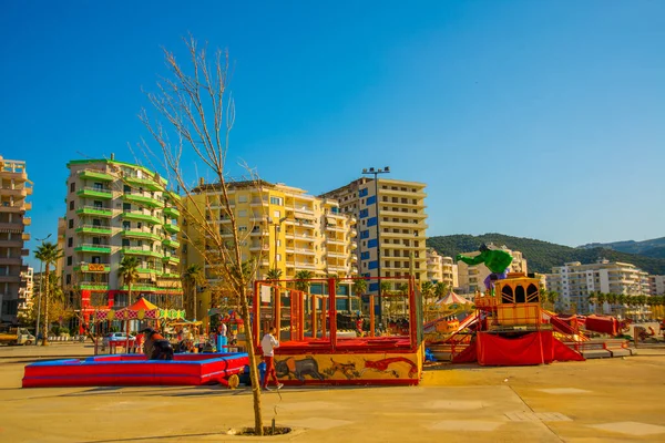 Vlora Vlore Albania Πάρκο Ψυχαγωγίας Για Τους Τουρίστες Και Παιδιά — Φωτογραφία Αρχείου