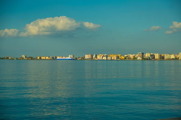 Vlora Vlore Albanien Schöne Aussicht Auf Das Meer Einem Sonnigen — Stockfoto