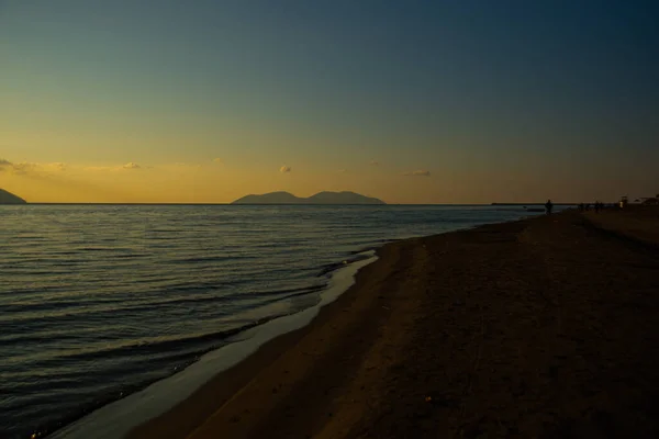 Vlora Vlore Albania Beautiful Landscape Views Beach Sea Islands Horizon — Stock Photo, Image