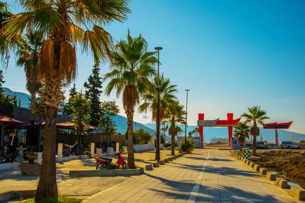 Vlora Vlore Albania Haven Albanese Stad Vlora — Stockfoto