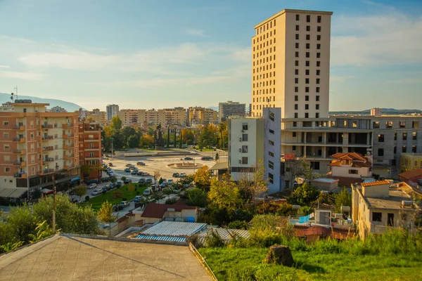 Vlora Vlore Albanien Das Denkmal Der Unabhängigkeit Denkmal Für Die — Stockfoto