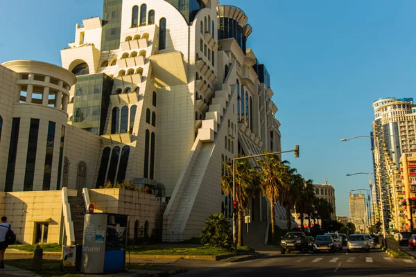 Batumi Georgia Insolito Grand Gloria Hotel Sull Argine Batumi Regione — Foto Stock