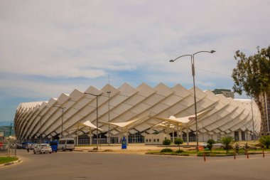 Gürcistan 'ın Adjara bölgesindeki tatil beldesi Batumi' deki Dinamo Stadyumu.