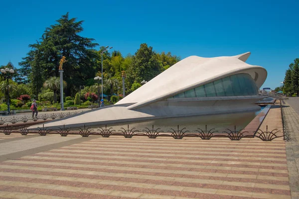 Batumi Georgia Svatební Palác Formě Delfína Batumi Boulevard Oblast Adjara — Stock fotografie