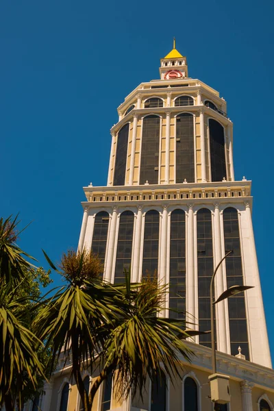 Batumi Georgia Fachada Estrellas Sheraton Batumi Hotel Centro Ciudad Avenida — Foto de Stock