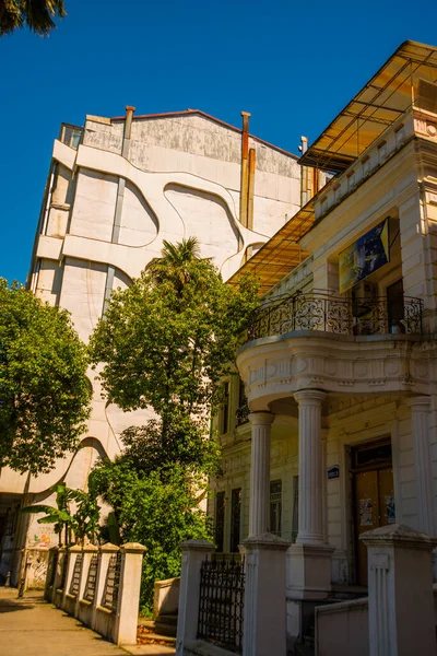 Batumi Georgia Detalles Exteriores Edificios Casco Antiguo Batumi Georgia — Foto de Stock