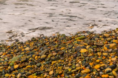 BATUMI, GEORGIA: Gürcistan 'ın Adjara bölgesindeki Batumi plajında güzel taşlar.