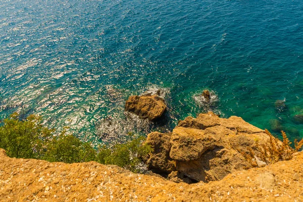 Ανταλια Τουρκια Όμορφο Τοπίο Στη Μεσόγειο Θάλασσα Αττάλεια Τουρκία — Φωτογραφία Αρχείου