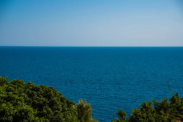 Antalya Turquia Bela Paisagem Mar Mediterrâneo Antalya Turquia — Fotografia de Stock