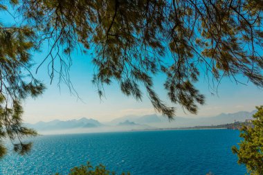 ANTALYA, TURKEY: Türkiye 'nin Antalya kentindeki Akdeniz ve dağlarda güzel manzara.