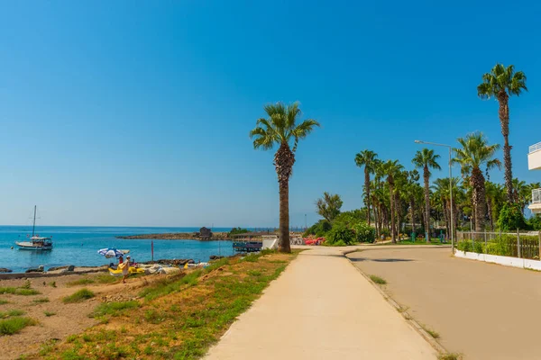 Antalya Turquía Hermoso Paseo Marítimo Playa Lara Antalya Turquía — Foto de Stock