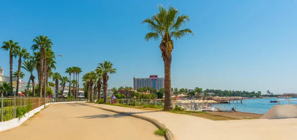 Antalya Turkey Gyönyörű Sétány Lara Strandon Antalya Törökország — Stock Fotó