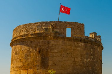 ANTALYA, TURKEY: Tarihi Antalya kentinde Hidirlik Kulesi, Karaalioğlu Parkı
