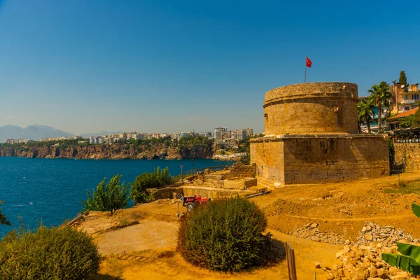 Menara Hidirlik Taman Karaalioglu Kota Bersejarah Antalya Turki — Stok Foto