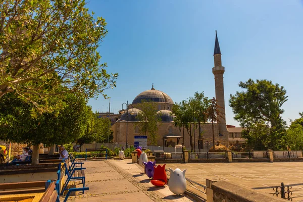 Antalya Turkey Красива Мечеть Мехмеда Паші Старому Місті Анталії Туреччина — стокове фото