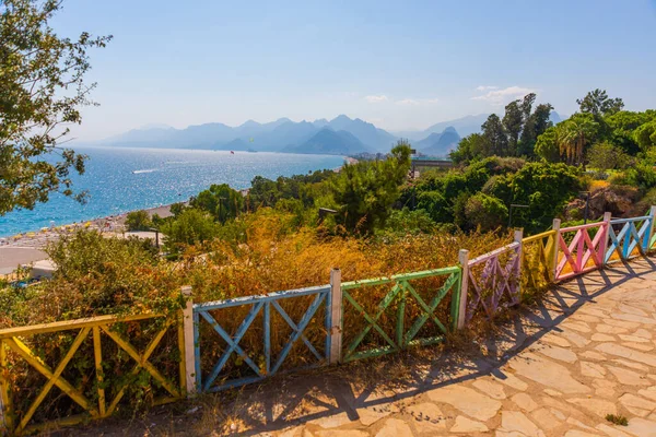 Antalya Turkey Road Konyaalti Beach Summer Antalya Turkey — Stock Photo, Image