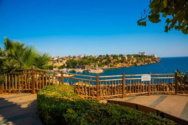 Antalya Turkey Beautiful Sunny Public City Ataturk Park Antalya Horizontal — Stock Photo, Image