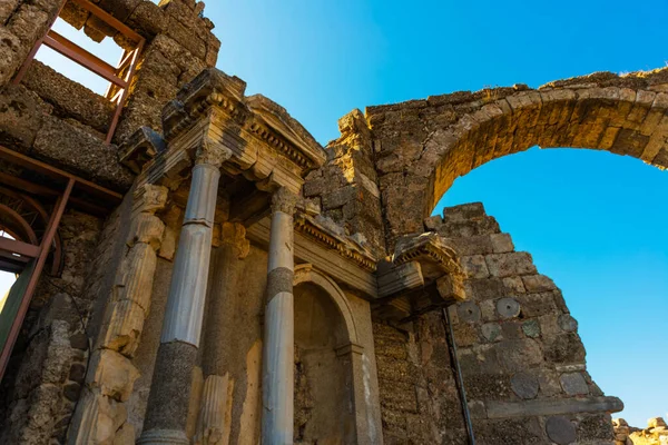 Lato Turchia Porta Centrale Arco Laterale Porta Vespasiana Punto Riferimento — Foto Stock