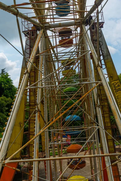 Kutaisi Georgia Vista Desde Atracción Ferris Wheel Parque Cultura Recreación — Foto de Stock