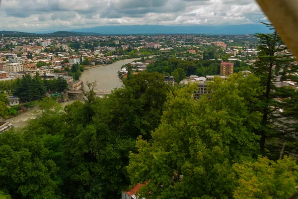 Kutaisi Georgia Vista Desde Atracción Ferris Wheel Parque Cultura Recreación — Foto de Stock