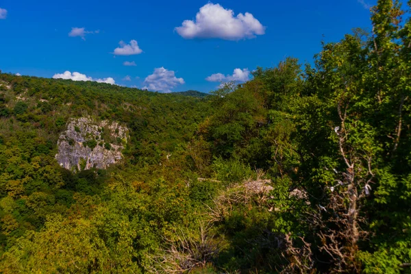 Kutaisi Imereti Georgia Tprachtig Landschap Met Een Canyon Buurt Van — Stockfoto
