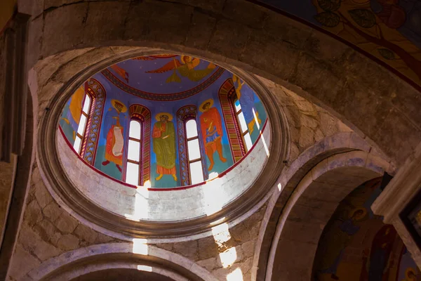 Kutaisi Imereti Georgia Wnętrze Klasztoru Motsameta Lub Klasztoru Świętych Dawida — Zdjęcie stockowe