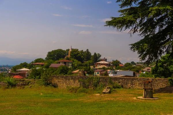 Kutaisi Georgia Hermoso Paisaje Con Una Vista Ciudad Kutaisi Desde — Foto de Stock