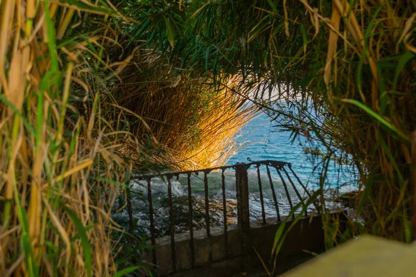 Antalya Turquie Beau Paysage Avec Une Vue Pittoresque Sur Waterfall — Photo