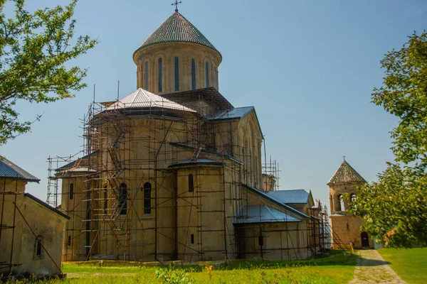 Kutaisi Georgia Imereti Landschap Met Uitzicht Het Gelati Klooster Een — Stockfoto
