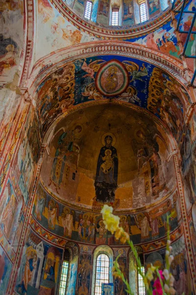 Kutaisi Georgia Imereti Interno Con Affreschi Nella Chiesa Della Natività — Foto Stock