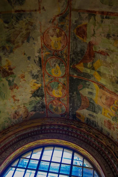Kutaisi Georgia Imereti Interior Con Frescos Iglesia Natividad Santísima Theotokos — Foto de Stock