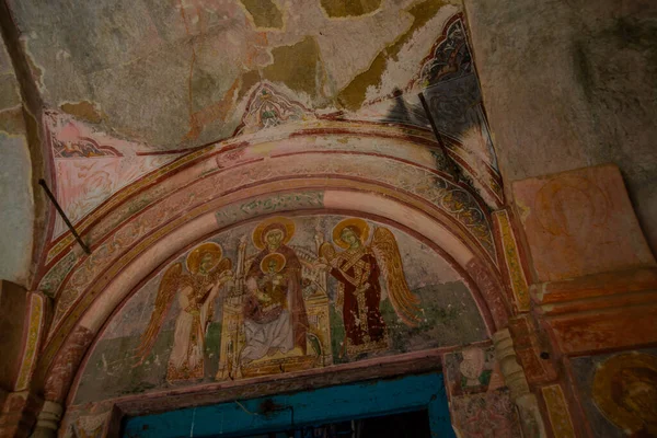 Kutaisi Georgia Imereti Interior Frescoes Church Nativity Most Holy Theotokos — 图库照片