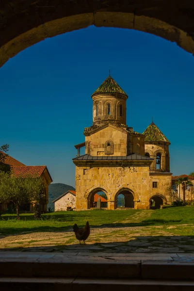 Кутайси Грузия Имерети Вид Старую Каменную Колокольню Монастыре Оракс Фатиме — стоковое фото