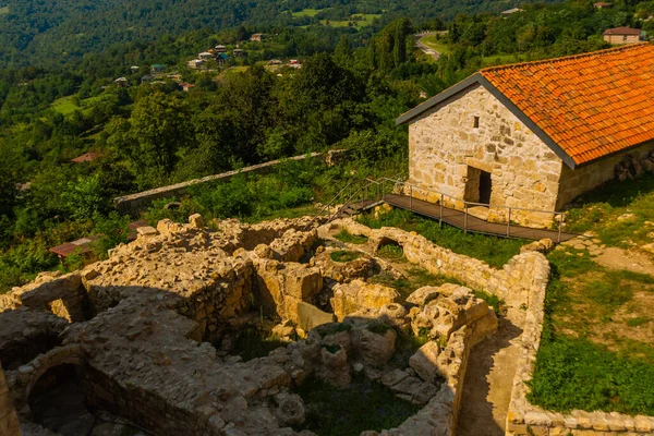 Kutaisi Georgia Imereti Reruntuhan Biara Tua Gelati Pada Hari Musim — Stok Foto