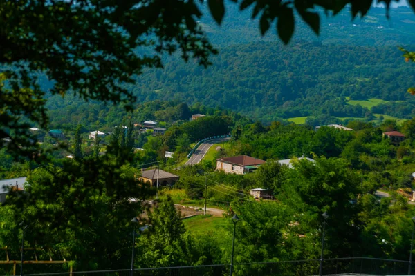 Kutaisi Georgia Imereti Bela Paisagem Com Vista Para Colinas Montanhas — Fotografia de Stock