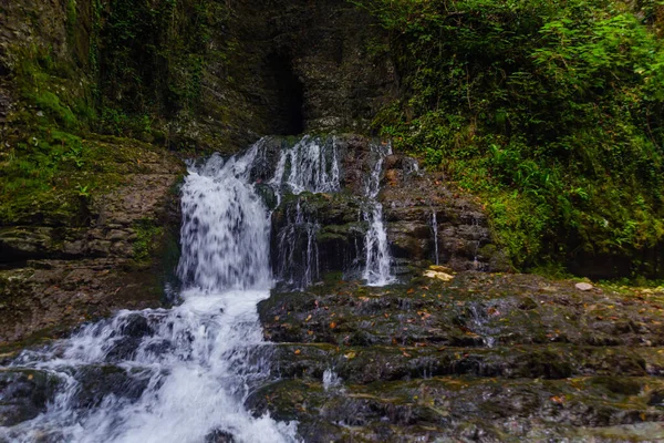 Martvili Canyon Georgia Vackra Naturliga Martvili Kanjon Med Utsikt Över — Stockfoto