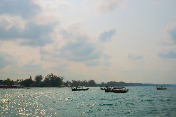 Mar e Ilhas no Camboja . — Fotografia de Stock