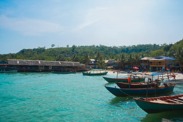 Mar e Ilhas no Camboja . — Fotografia de Stock