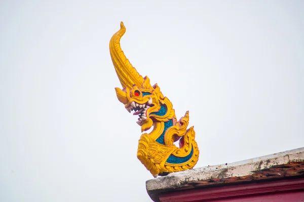 A fragment of decoration of the temple — Stock Photo, Image